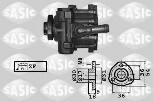 Sasic 7076042 - Hydraulic Pump, steering system autospares.lv