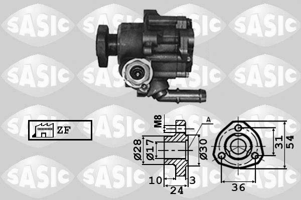 Sasic 7076009 - Hydraulic Pump, steering system autospares.lv