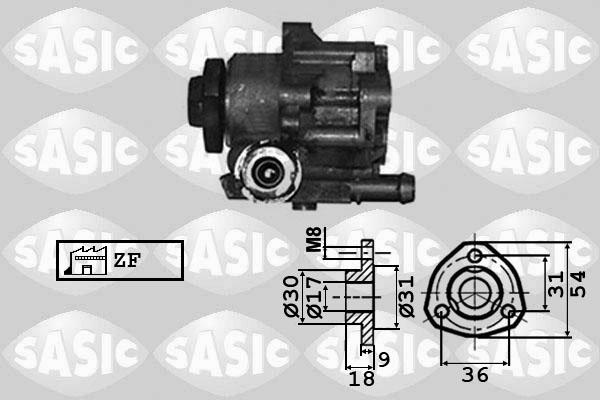 Sasic 7076010 - Hydraulic Pump, steering system autospares.lv