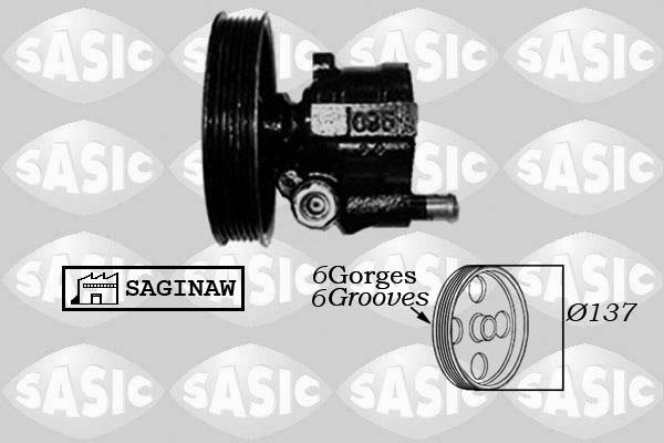 Sasic 7076013 - Hydraulic Pump, steering system autospares.lv