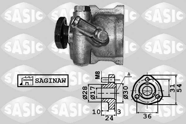 Sasic 7076030 - Hydraulic Pump, steering system autospares.lv