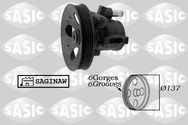 Sasic 7076033 - Hydraulic Pump, steering system autospares.lv