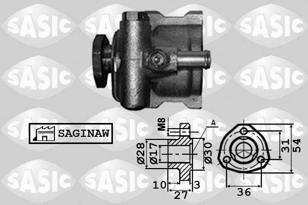 Sasic 7076029 - Hydraulic Pump, steering system autospares.lv