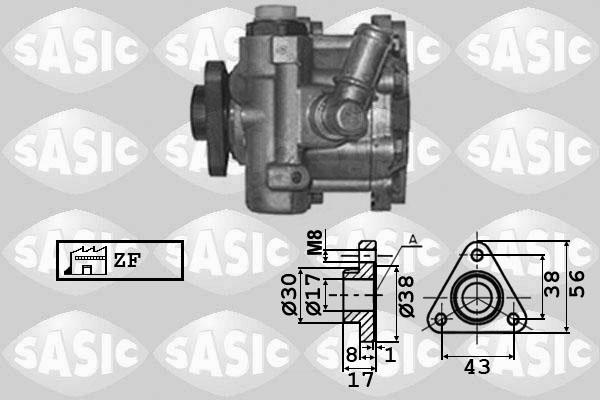 Sasic 7076025 - Hydraulic Pump, steering system autospares.lv