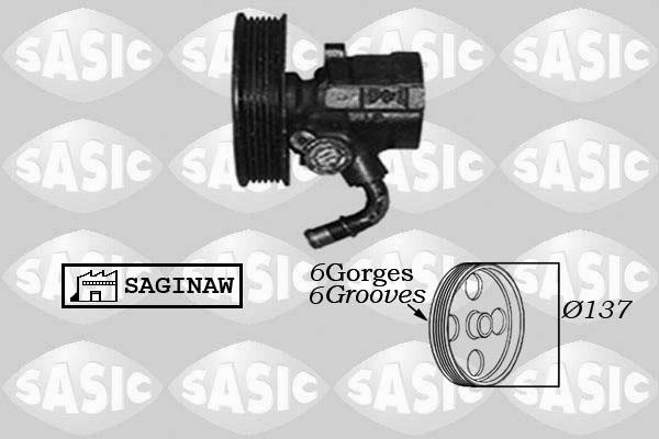 Sasic 7076027 - Hydraulic Pump, steering system autospares.lv