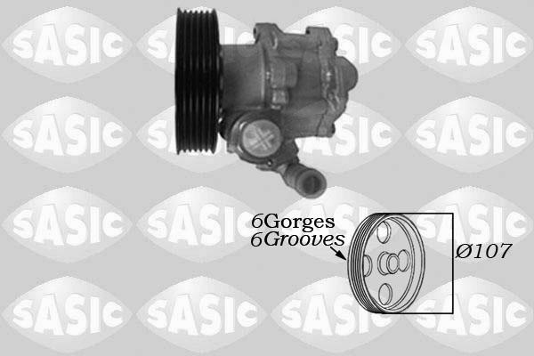 Sasic 7070040 - Hydraulic Pump, steering system autospares.lv