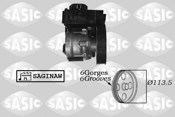 Sasic 7070004 - Hydraulic Pump, steering system autospares.lv