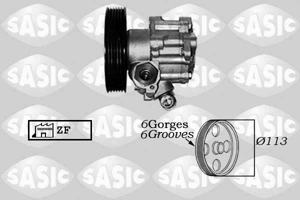 Sasic 7070002 - Hydraulic Pump, steering system autospares.lv