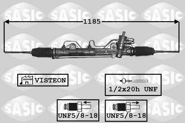 Sasic 7176041 - Steering Gear autospares.lv