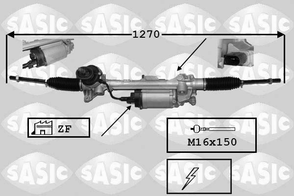 Sasic 7176043 - Steering Gear autospares.lv