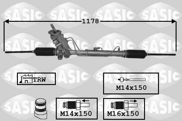 Sasic 7176071 - Steering Gear autospares.lv