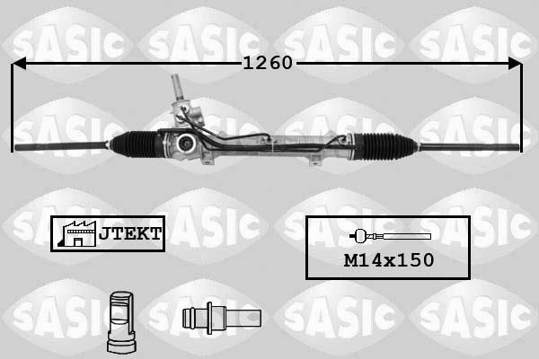 Sasic 7170041 - Steering Gear autospares.lv