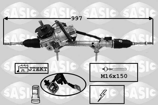 Sasic 7170063 - Steering Gear autospares.lv