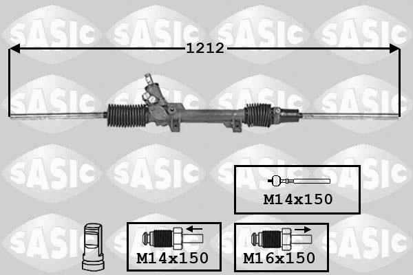 Sasic 7170007 - Steering Gear autospares.lv