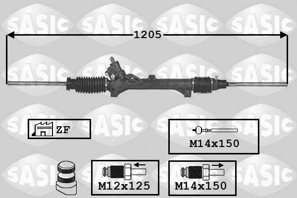 Sasic 7170016 - Steering Gear autospares.lv