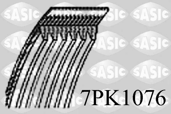 Sasic 7PK1076 - V-Ribbed Belt autospares.lv
