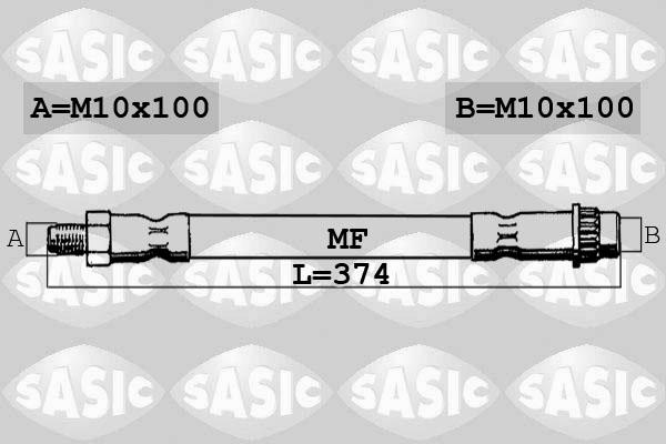 Sasic SBH4089 - Brake Hose autospares.lv