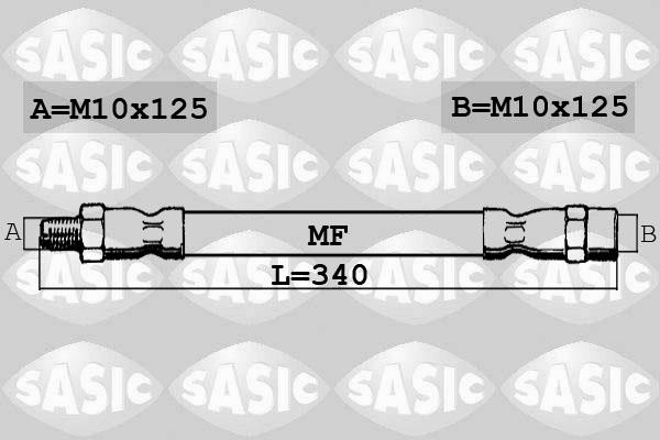 Sasic SBH6352 - Brake Hose autospares.lv