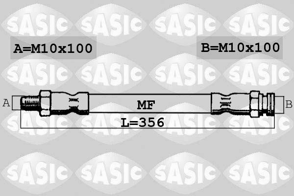 Sasic SBH0154 - Brake Hose autospares.lv