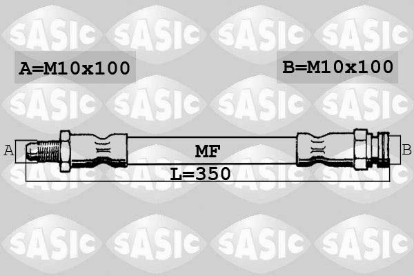 Sasic SBH0167 - Brake Hose autospares.lv