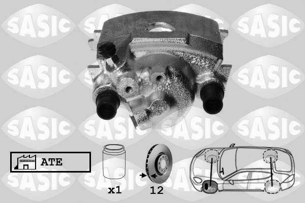 Sasic SCA6004 - Brake Caliper autospares.lv