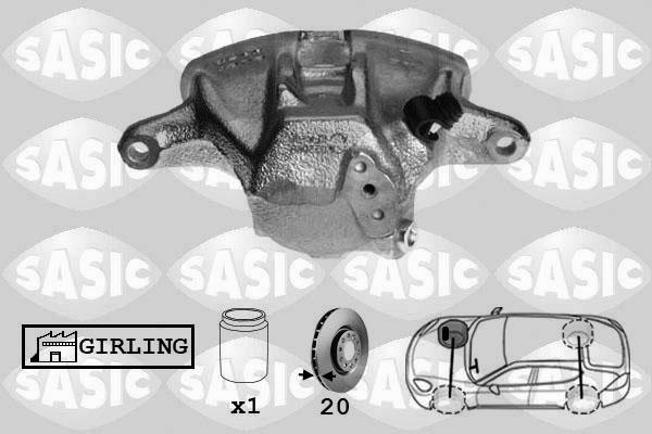 Sasic SCA6017 - Brake Caliper autospares.lv