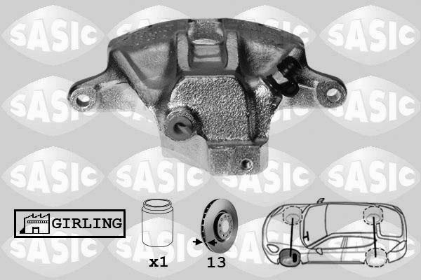 Sasic SCA6170 - Brake Caliper autospares.lv