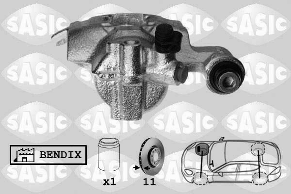 Sasic SCA6173 - Brake Caliper autospares.lv