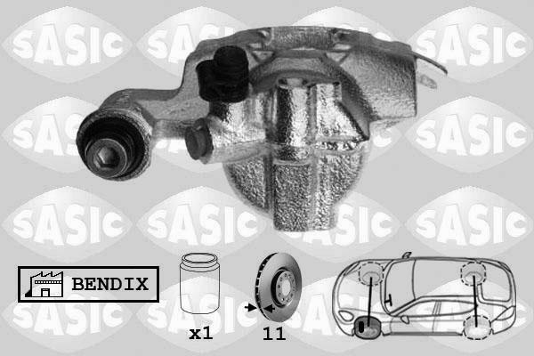 Sasic SCA6172 - Brake Caliper autospares.lv
