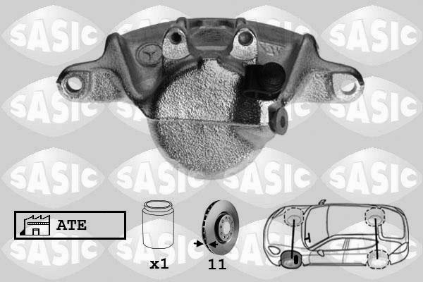 Sasic SCA6250 - Brake Caliper autospares.lv