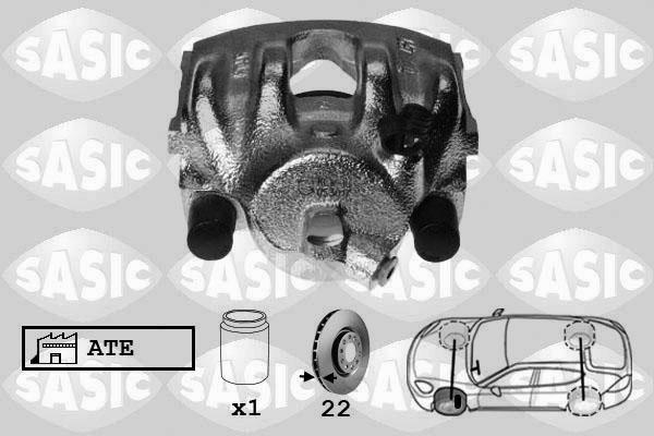 Sasic SCA6218 - Brake Caliper autospares.lv