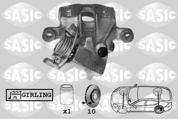 Sasic SCA0008 - Brake Caliper autospares.lv