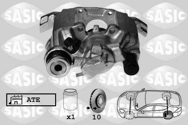 Sasic SCA0102 - Brake Caliper autospares.lv