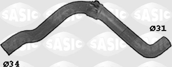 Sasic SWH4289 - Radiator Hose autospares.lv