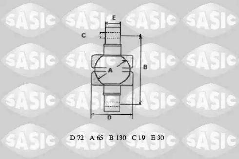 Sasic T777007 - Repair Kit, link autospares.lv