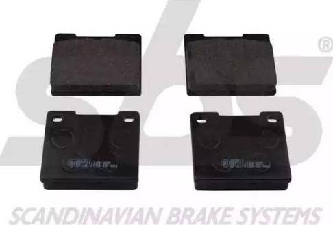 SBS 1501229911 - Brake Pad Set, disc brake autospares.lv
