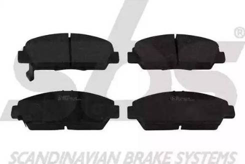 SBS 1501229979 - Brake Pad Set, disc brake autospares.lv