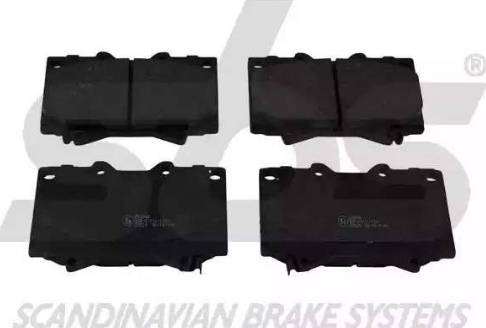 SBS 1501224548 - Brake Pad Set, disc brake autospares.lv