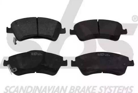 SBS 1501224585 - Brake Pad Set, disc brake autospares.lv