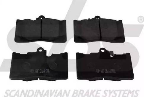 SBS 1501224573 - Brake Pad Set, disc brake autospares.lv