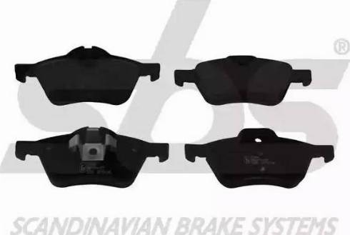 SBS 1501224020 - Brake Pad Set, disc brake autospares.lv