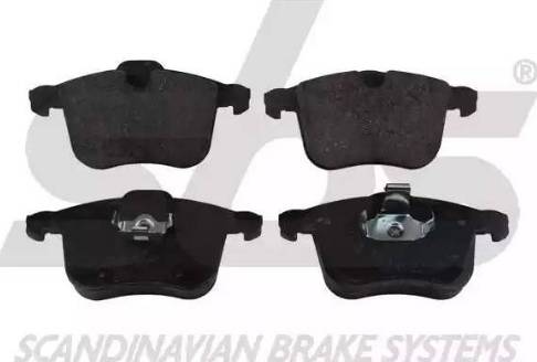 SBS 1501224109 - Brake Pad Set, disc brake autospares.lv