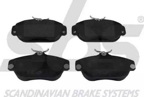 SBS 1501224818 - Brake Pad Set, disc brake autospares.lv