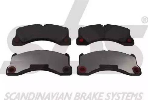 SBS 1501224798 - Brake Pad Set, disc brake autospares.lv