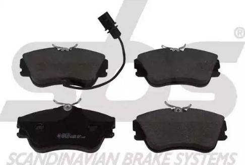 SBS 1501224751 - Brake Pad Set, disc brake autospares.lv