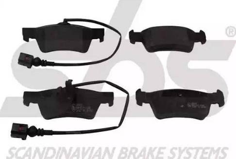 SBS 1501224767 - Brake Pad Set, disc brake autospares.lv