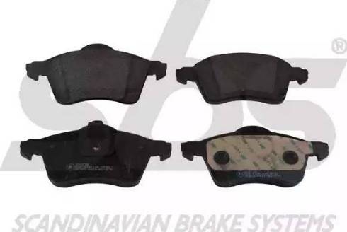 SBS 1501224736 - Brake Pad Set, disc brake autospares.lv