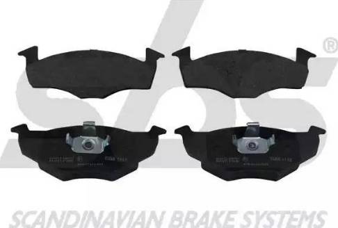 SBS 1501224733 - Brake Pad Set, disc brake autospares.lv