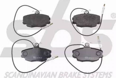 SBS 1501221926 - Brake Pad Set, disc brake autospares.lv