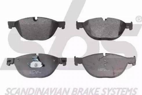 SBS 1501221546 - Brake Pad Set, disc brake autospares.lv